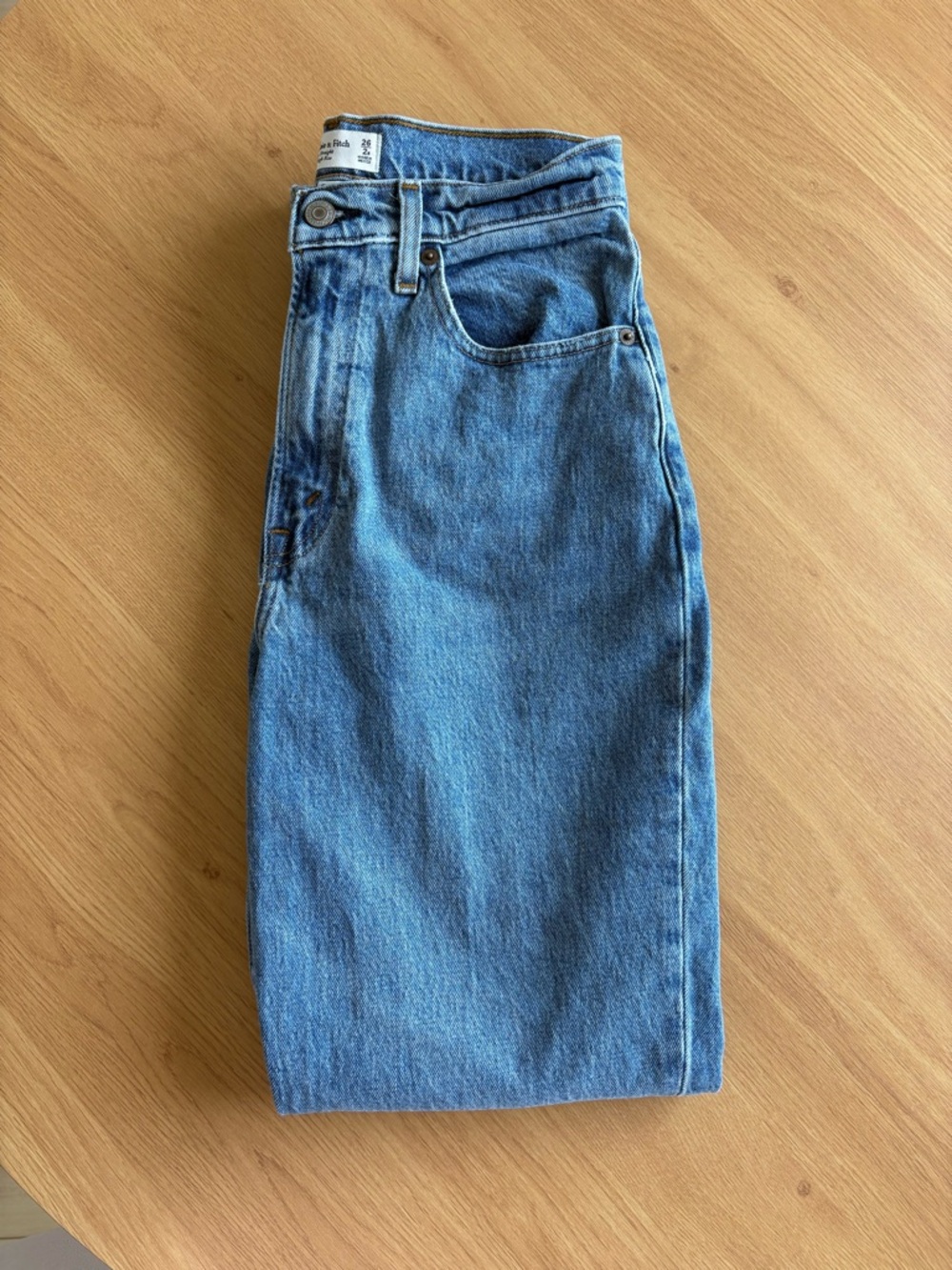 Abercrombie curve love ultra high rise 90s straight jeans